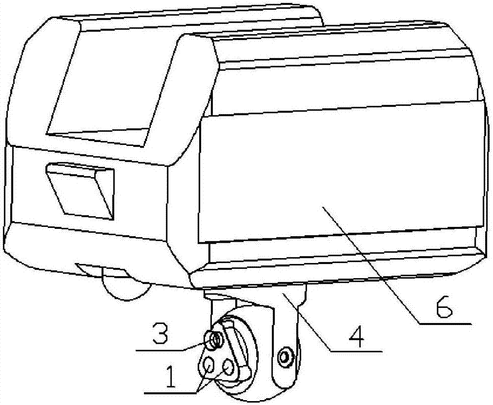 Oriented automated fire extinguishing module