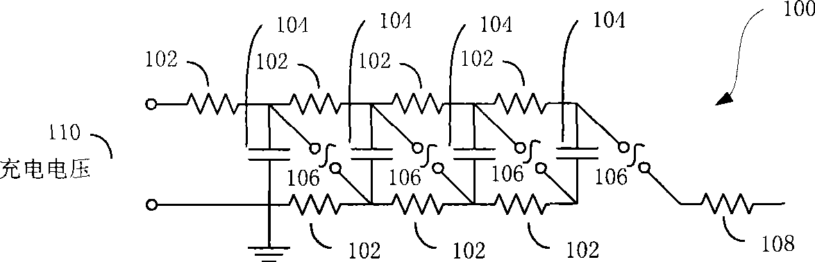 All solid state high voltage nanosecond pulse power supply