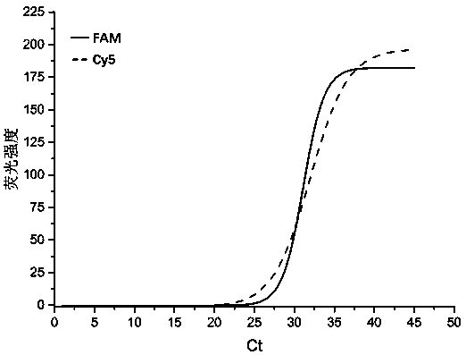 Dual-channel real-time fluorescent quantitative PCR instrument light path system and detection method