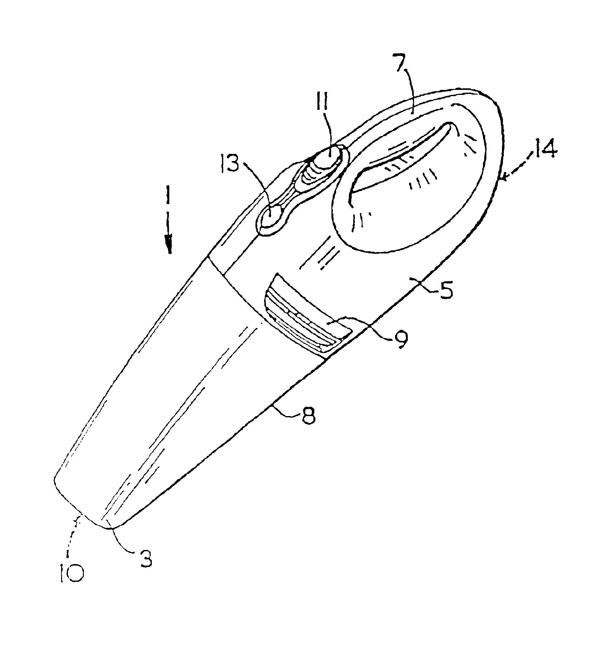 Multi-operational battery powered vacuum cleaner