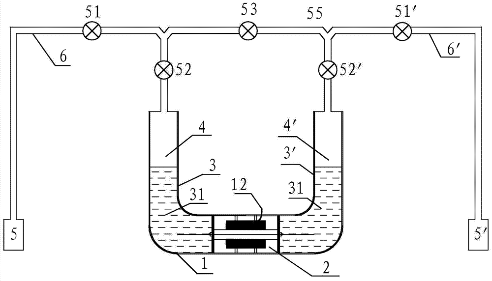 Novel tuning gas-liquid column damper with damping and frequency dual regulation function and structural vibration control system