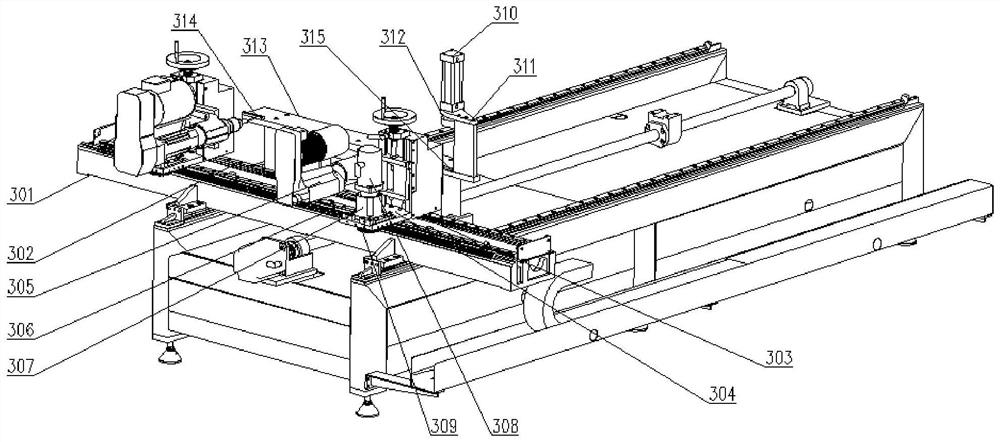 Numerical control hinge drilling machine