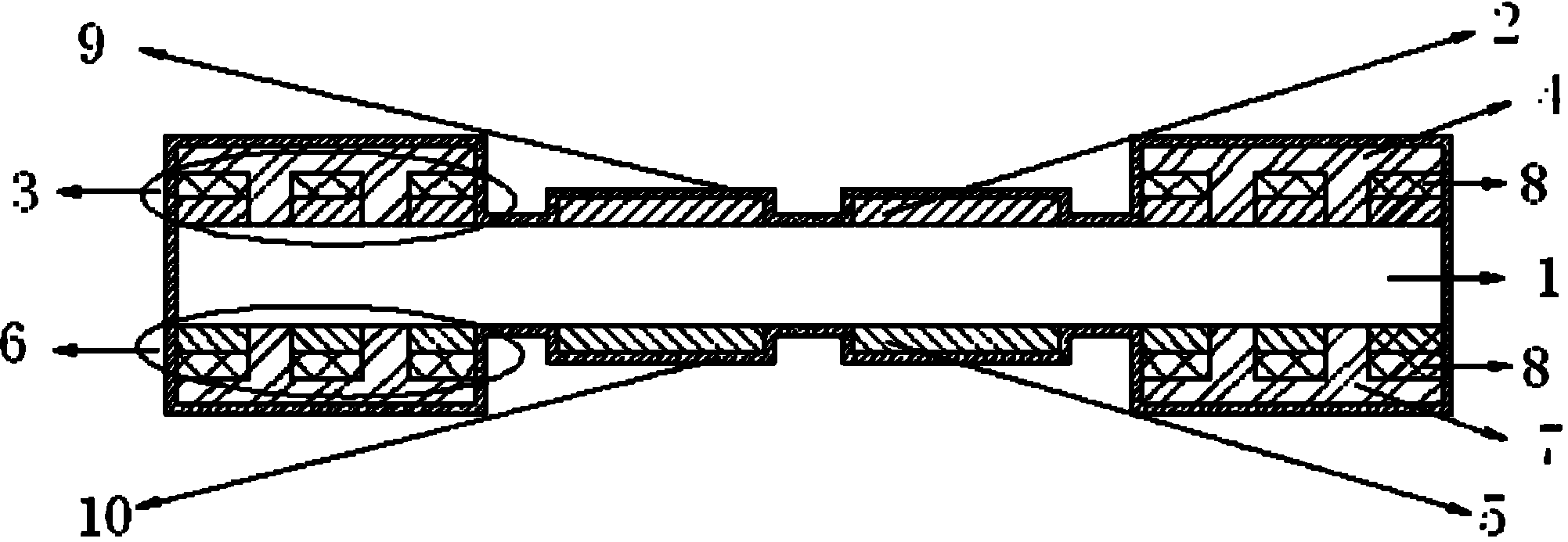 Integrated touch display device and making method thereof