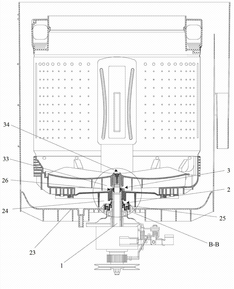 Anti-leakage pulsator washing machine