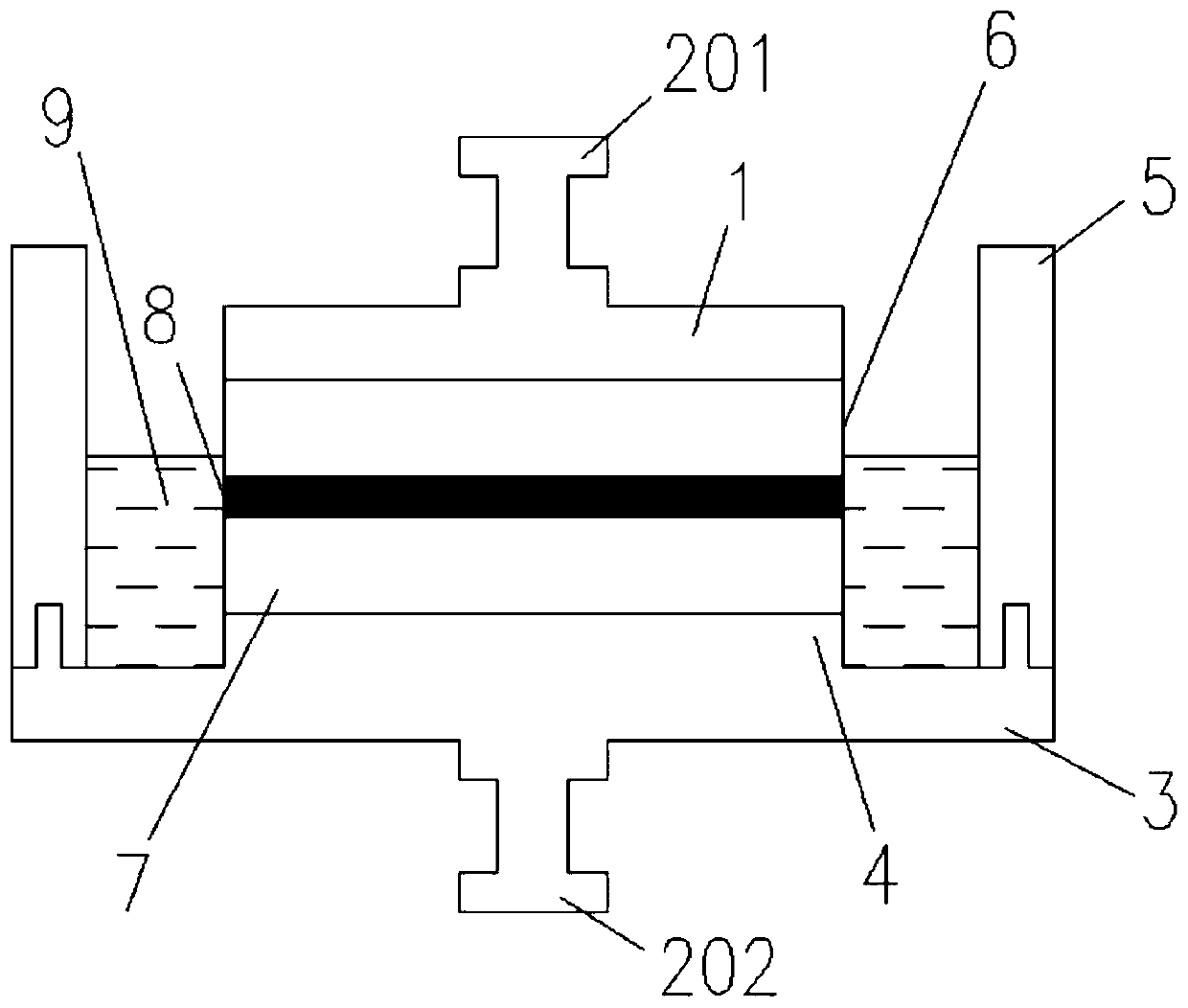 Improved dynamic shear rheometer parallel-plate and test method thereof