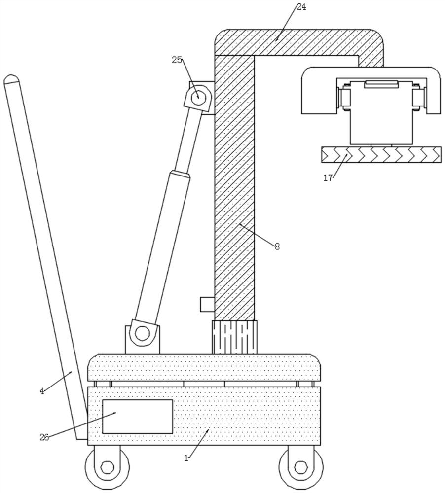 Lifting trimming device for forestry