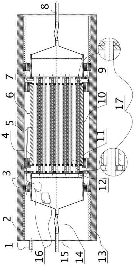 A moisture-proof and anti-contamination gas flow ionization chamber detector