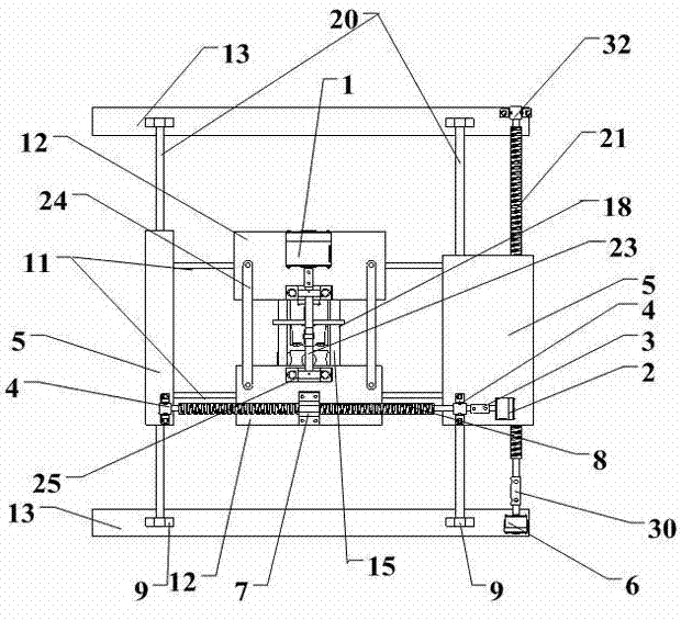 Stamping mechanism of automatic stamping machine