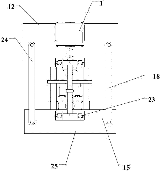 Stamping mechanism of automatic stamping machine