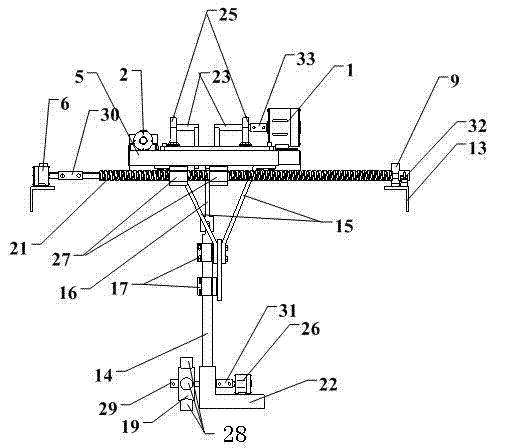 Stamping mechanism of automatic stamping machine