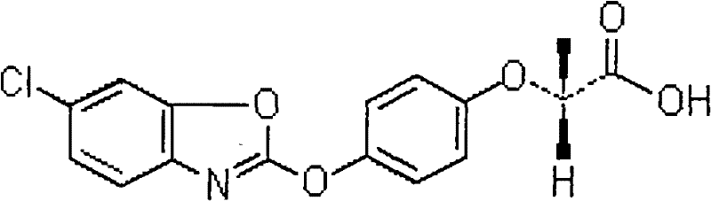 A kind of herbicidal composition containing bentazone and fenoxaprop-ethyl and its application