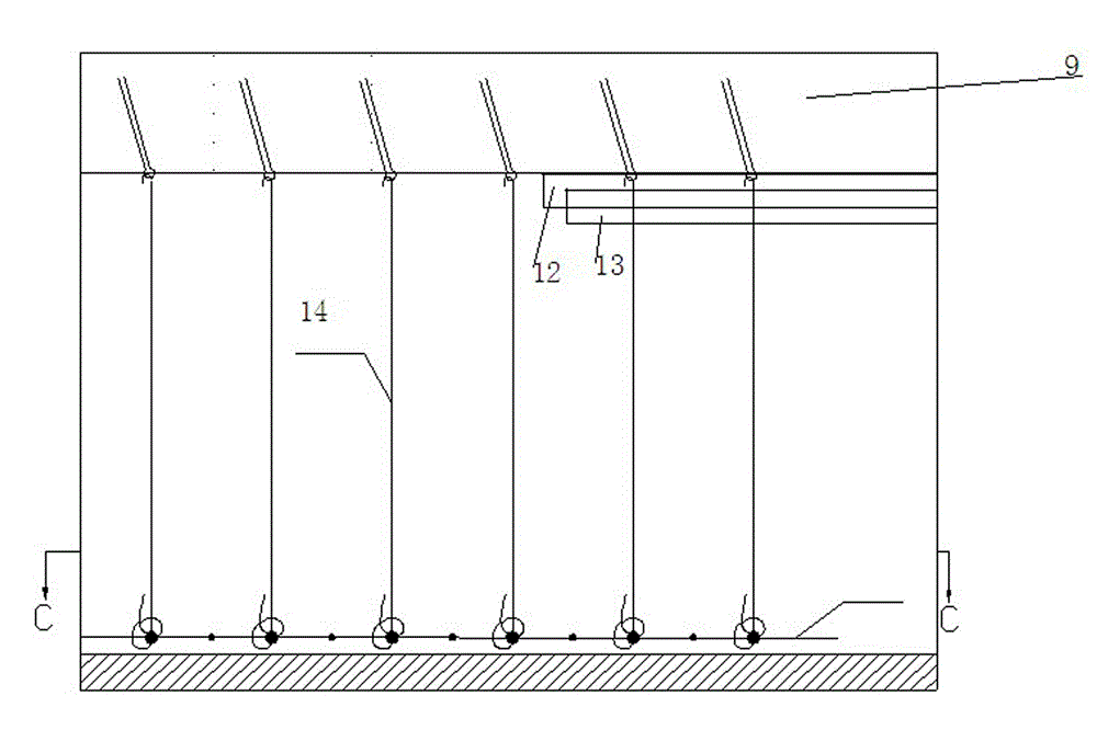 Large-scale horizontal jamb mining method under existence of bottom caving group occurrence