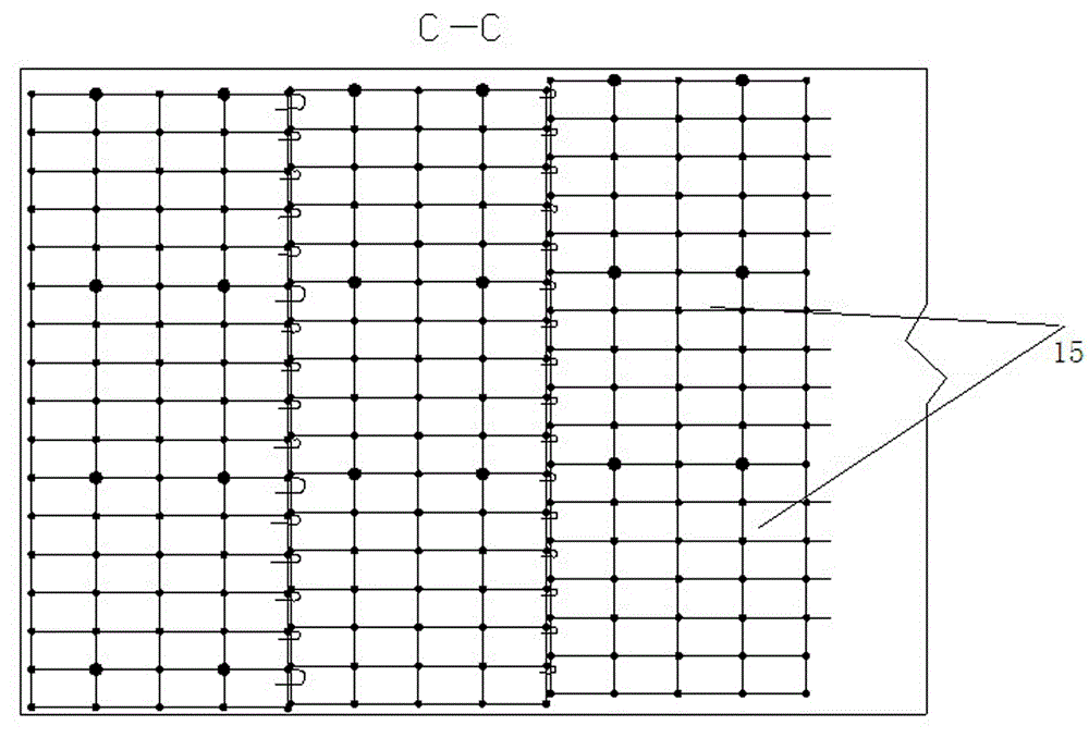 Large-scale horizontal jamb mining method under existence of bottom caving group occurrence