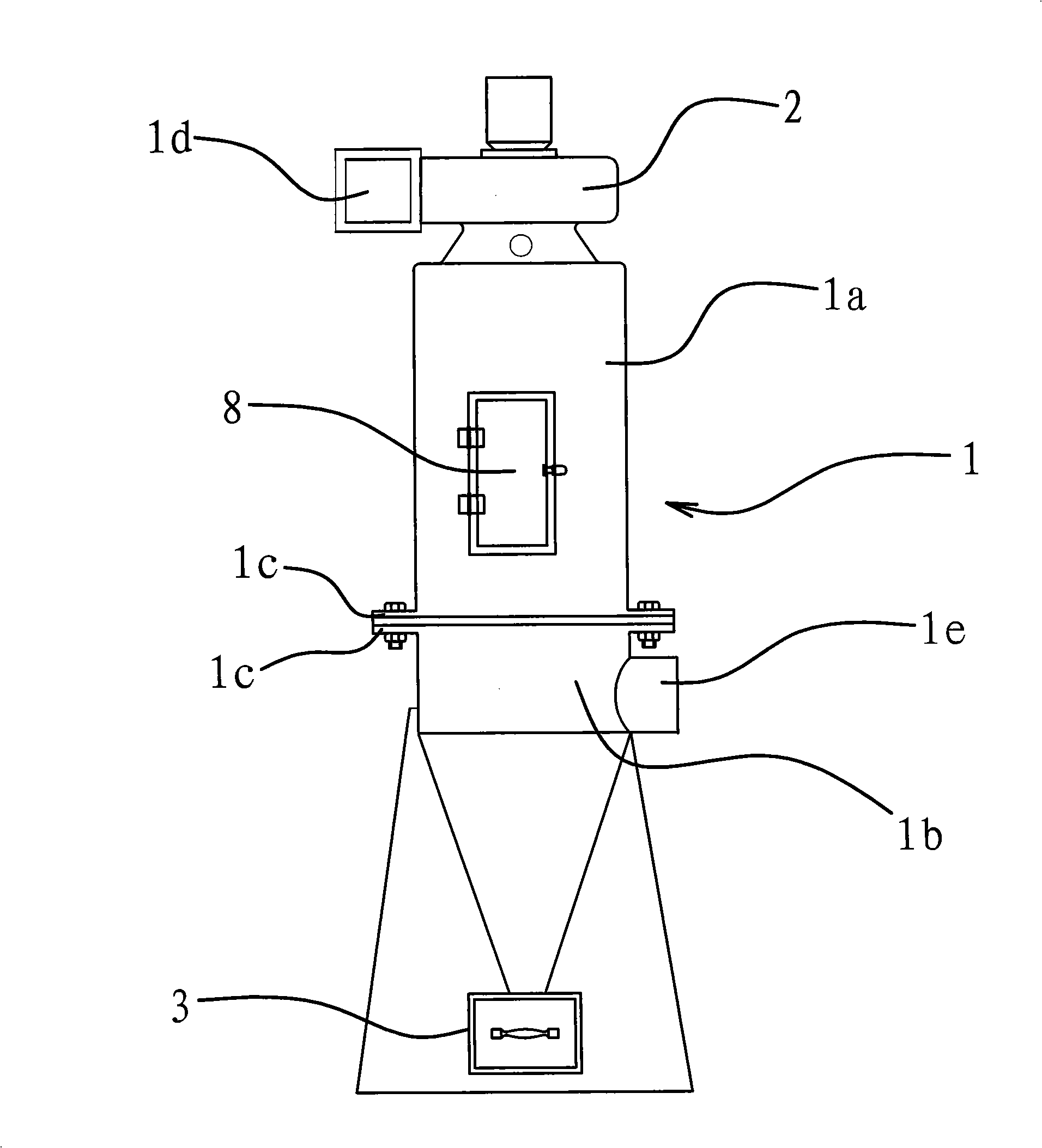 Whirlwind type filter cartridge dust wiper