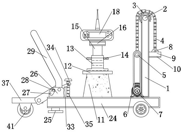 Road and bridge comprehensive detection device and processing method thereof