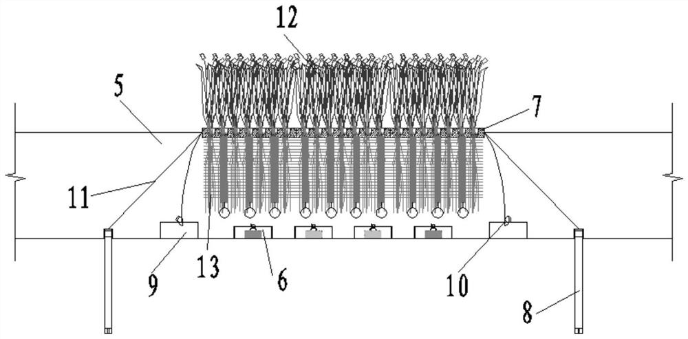 Tail-end purification device for overflow pollution of urban inundation drain outlet