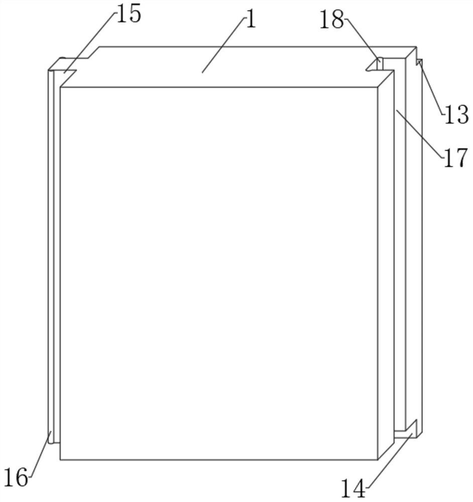 Indoor fabricated wallboard with good sound insulation effect