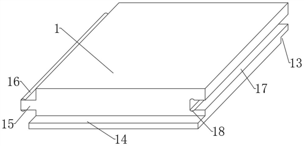 Indoor fabricated wallboard with good sound insulation effect