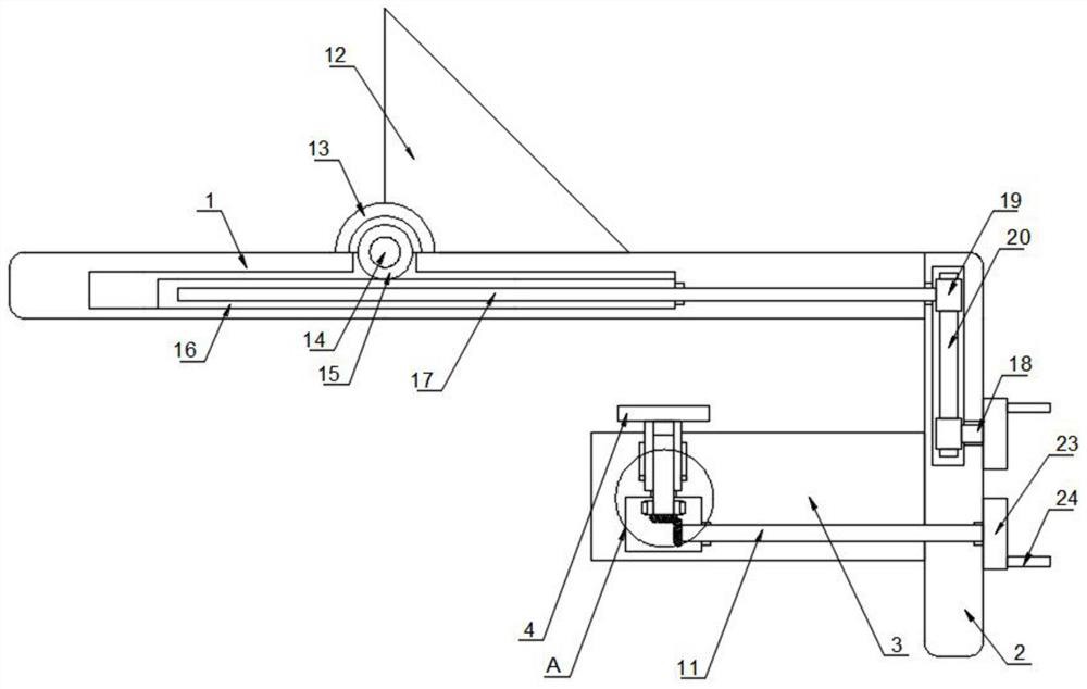 A medical turning pad fixing device