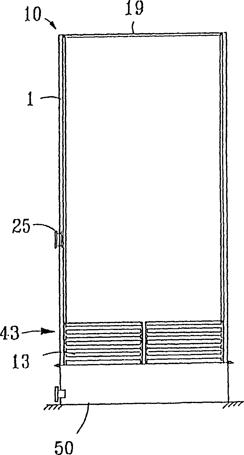 Non-filler flow cooling tower