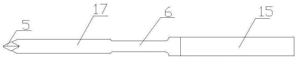 Combined processing tool and processing method for deep cavity profile between drum webs