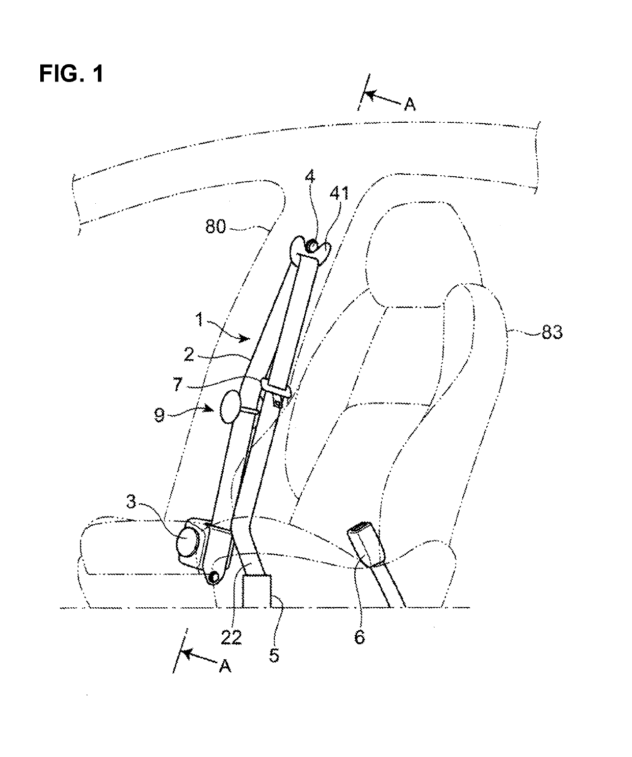 Seatbelt device for vehicle