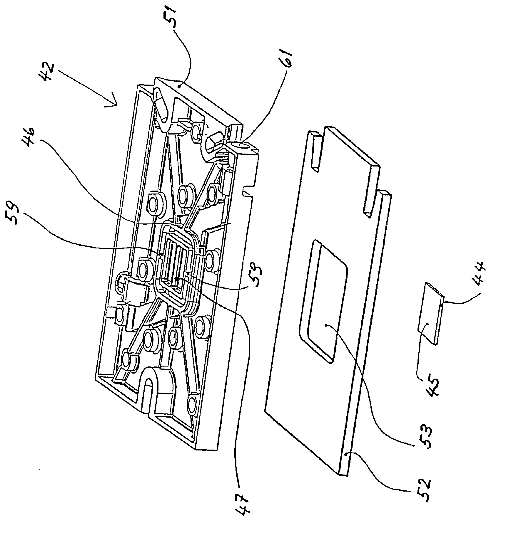 Method for processing a nucleic acid sample by swinging a segment of a cartridge wall, a system and a cartridge for performing such a method