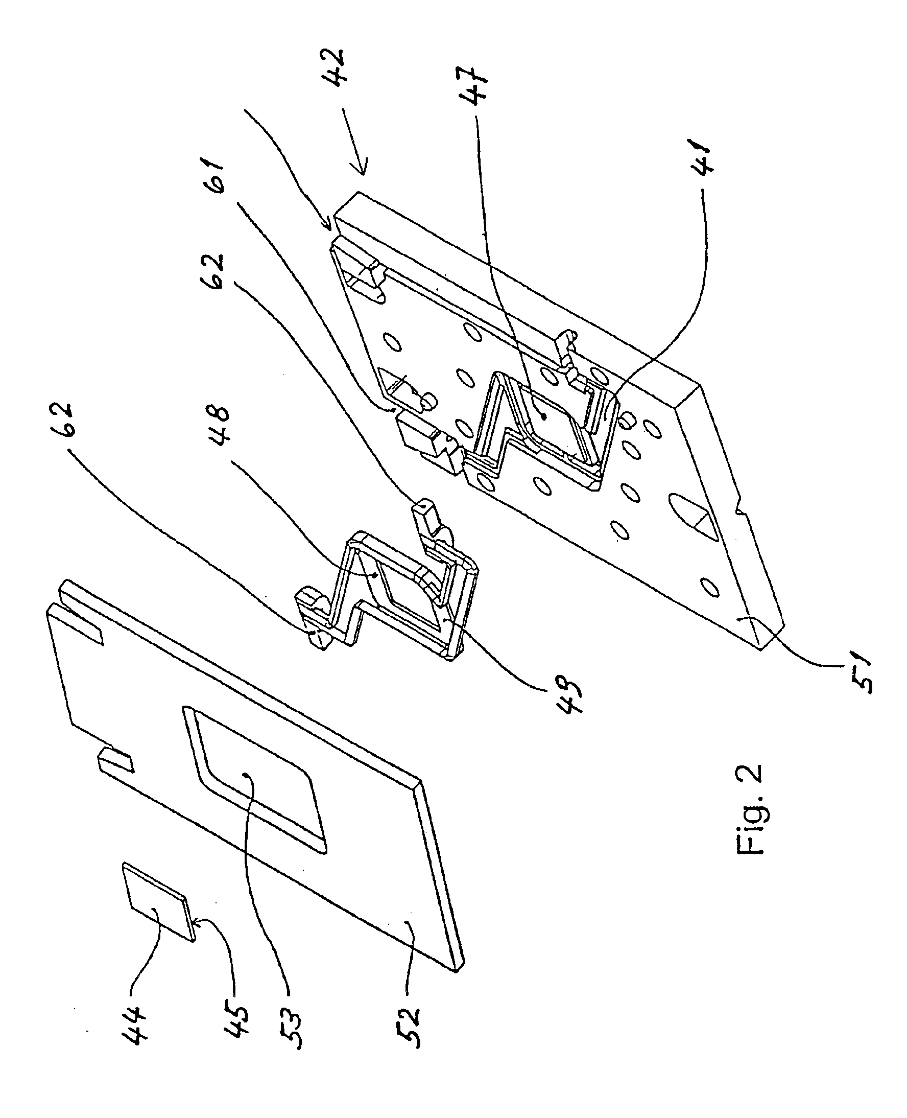 Method for processing a nucleic acid sample by swinging a segment of a cartridge wall, a system and a cartridge for performing such a method