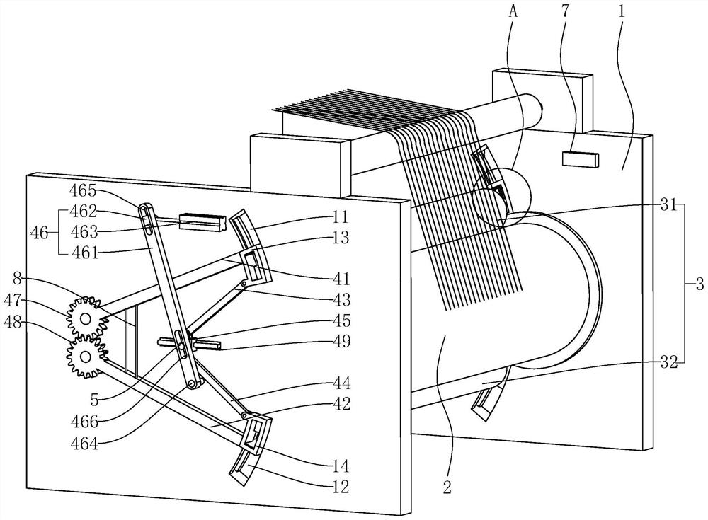 Warping device for cloth weaving