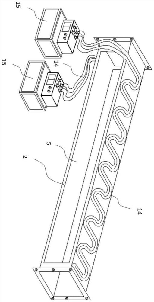 A kind of near continuous tunnel group ventilation test device and manufacturing method