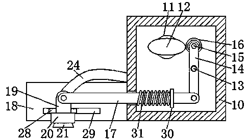 Duck egg washing device for salted duck egg production