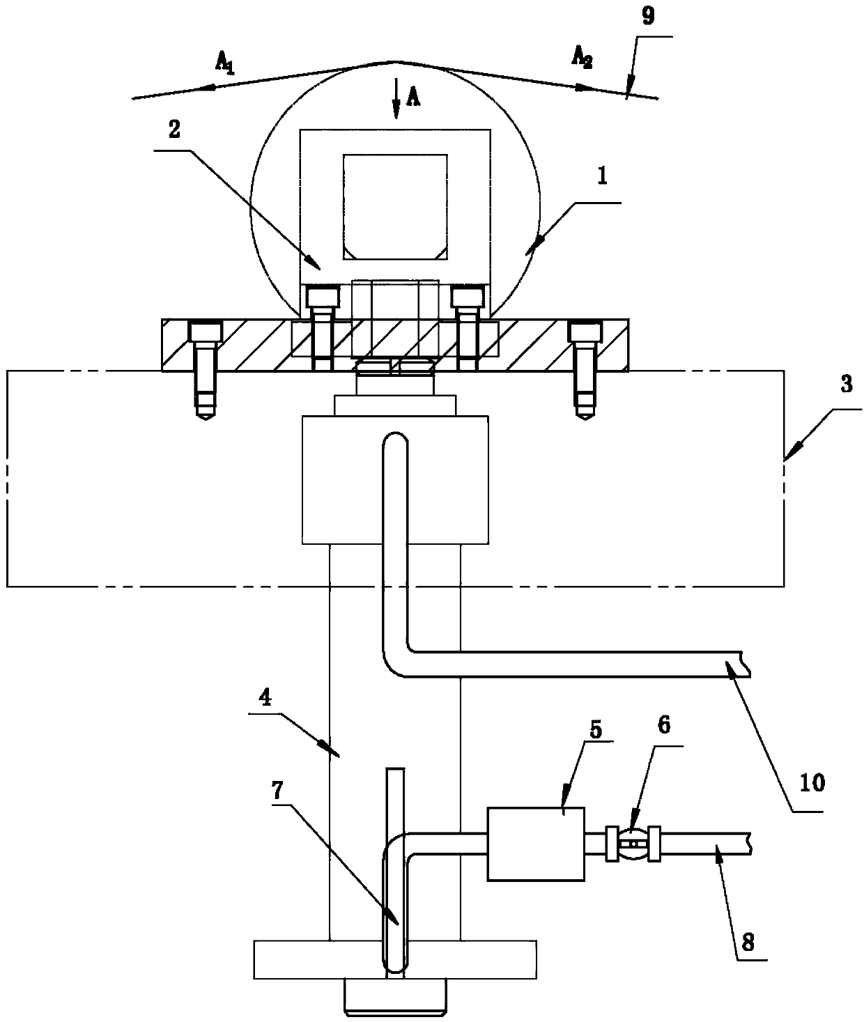 Tension test device and tension test method for tension rollers