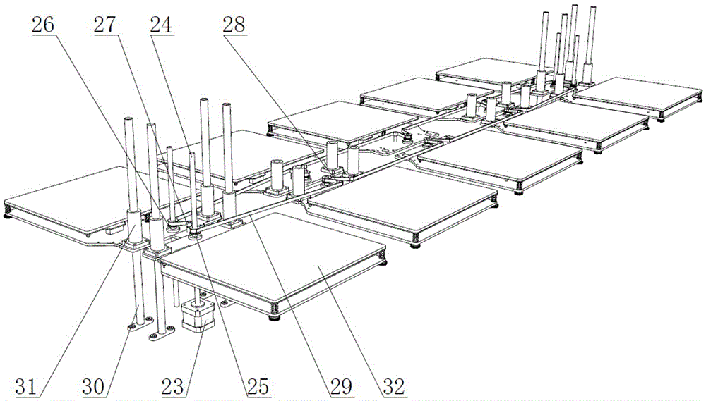 Matrix type 3D printer and printing method thereof