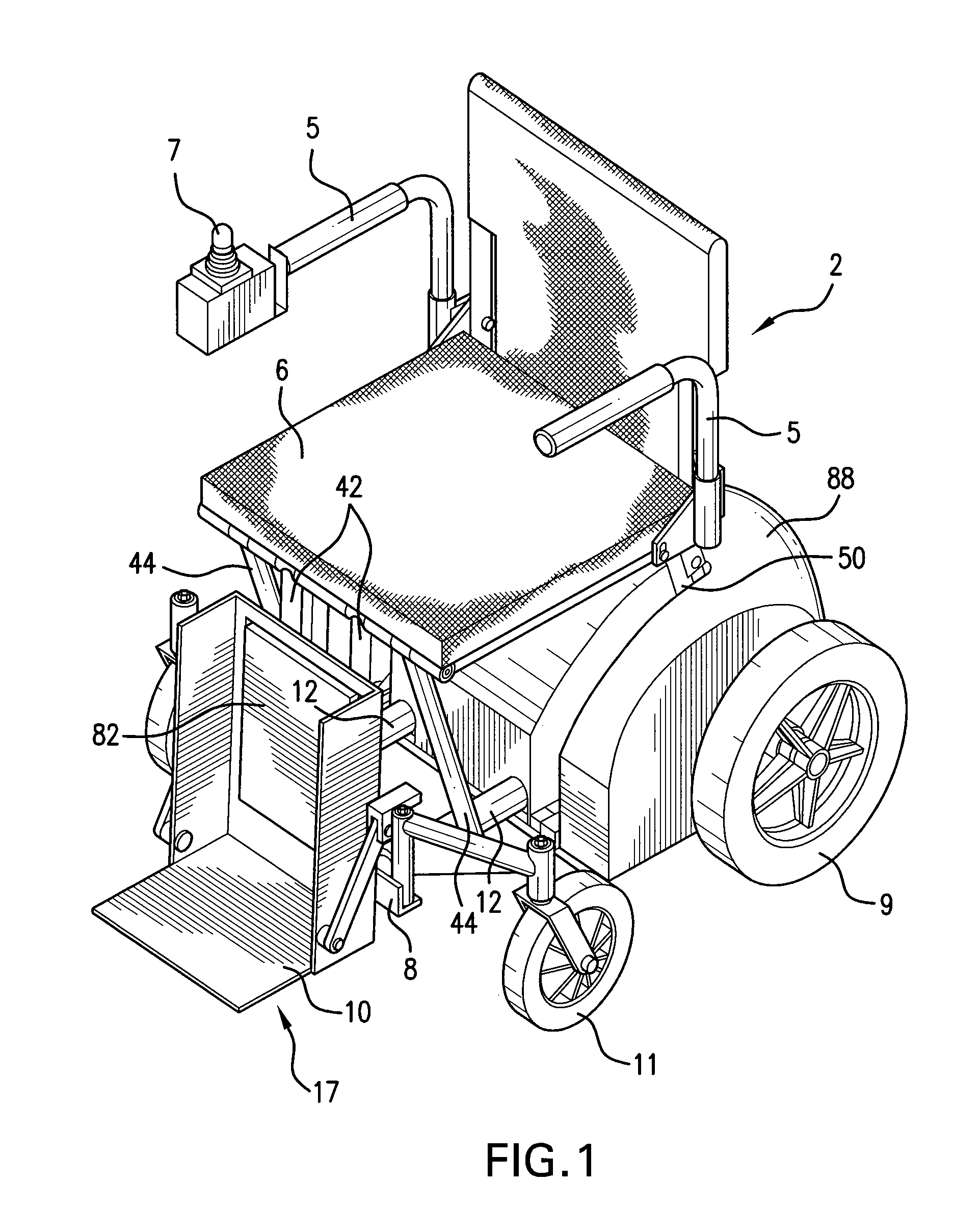 Stabilized mobile unit or wheelchair