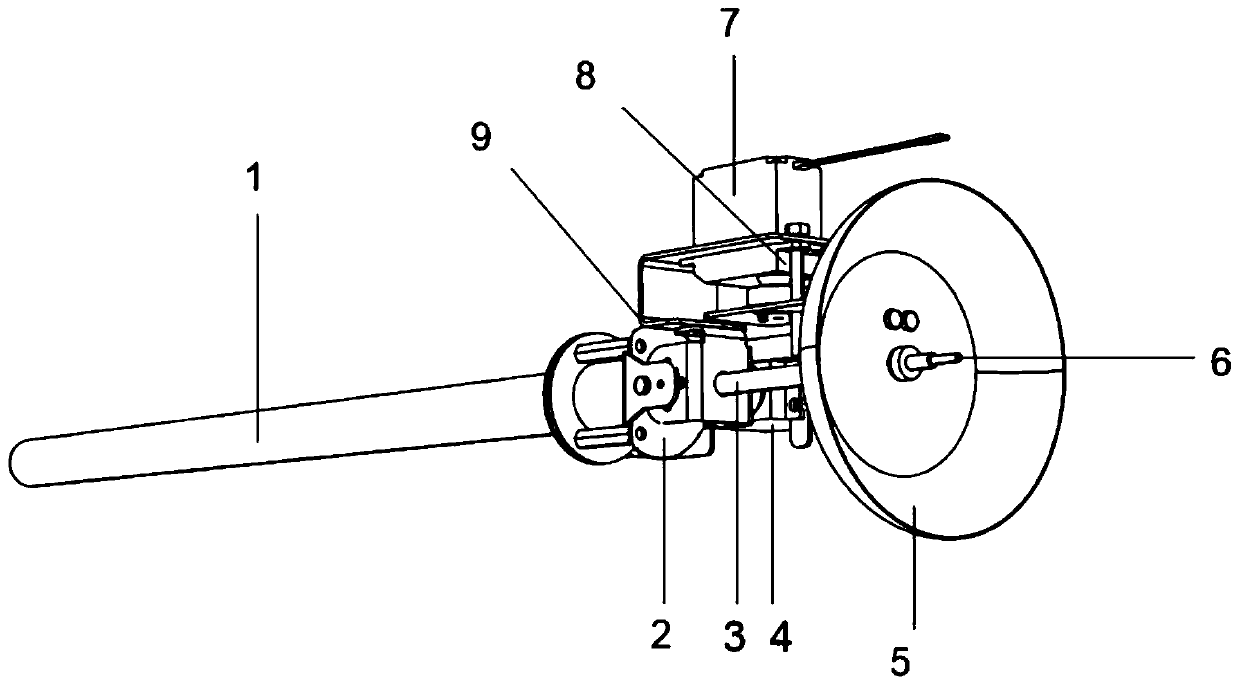 Anti-icing intelligent paint brushing system for power transmission line