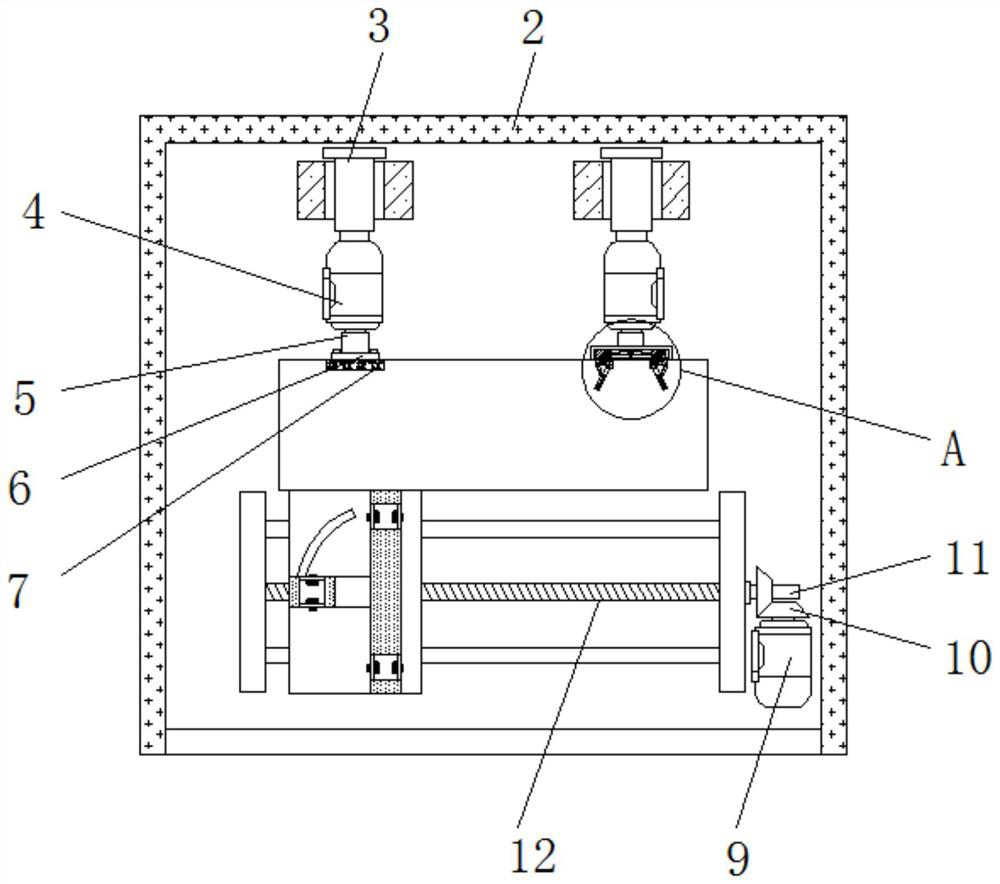 Conical seal welding type pipe joint port face polishing device