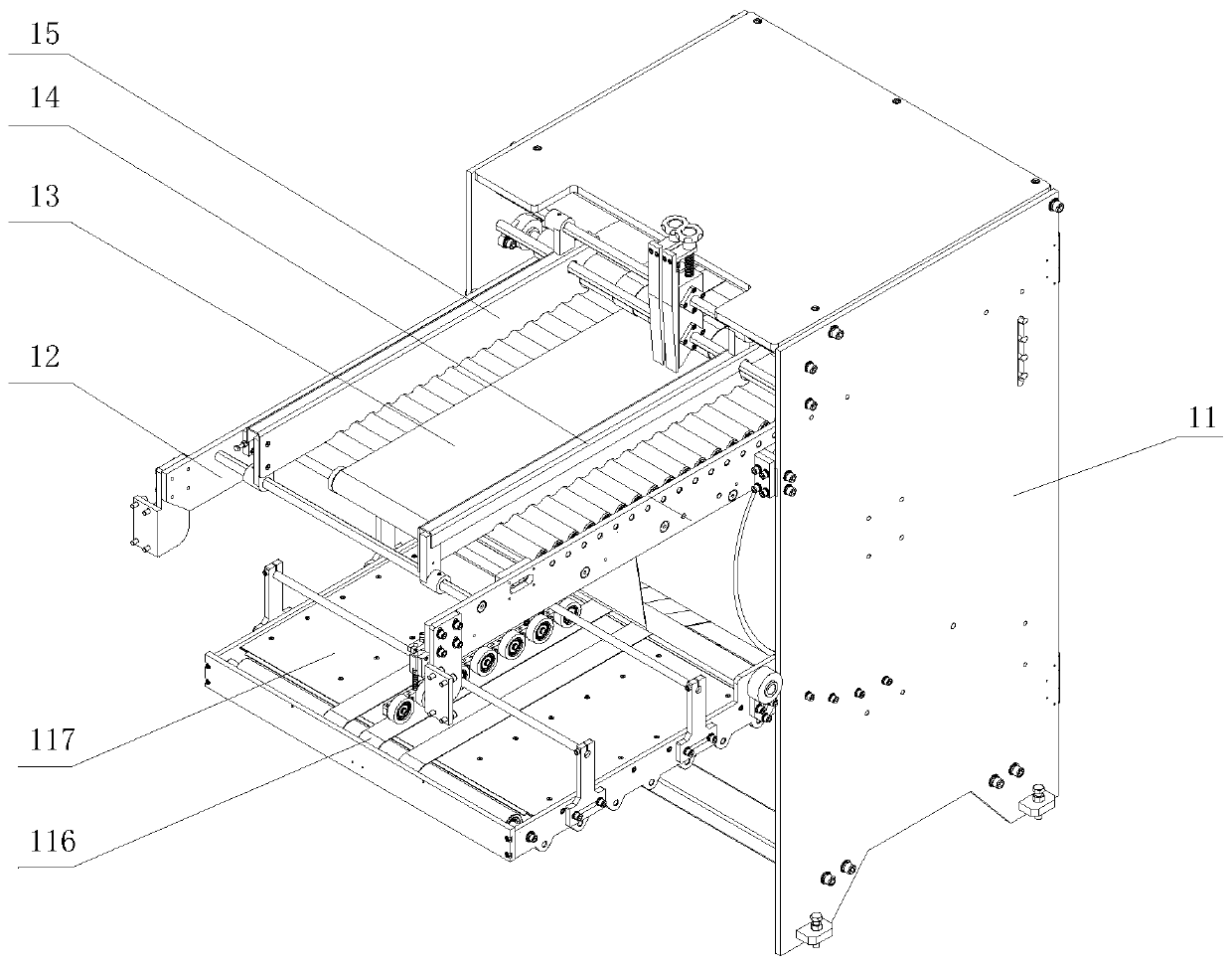 Full-automatic shaping card sticking machine