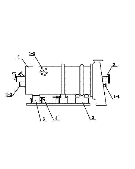 Drum ammoniation granulating machine