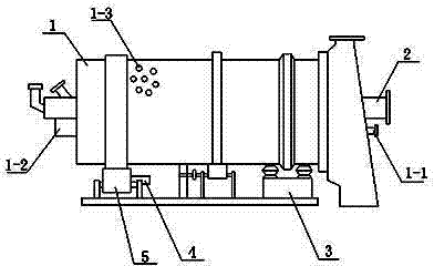 Drum ammoniation granulating machine