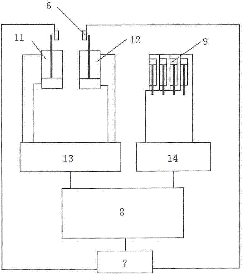 Modularized combined-type lifting device for transformer bell cover