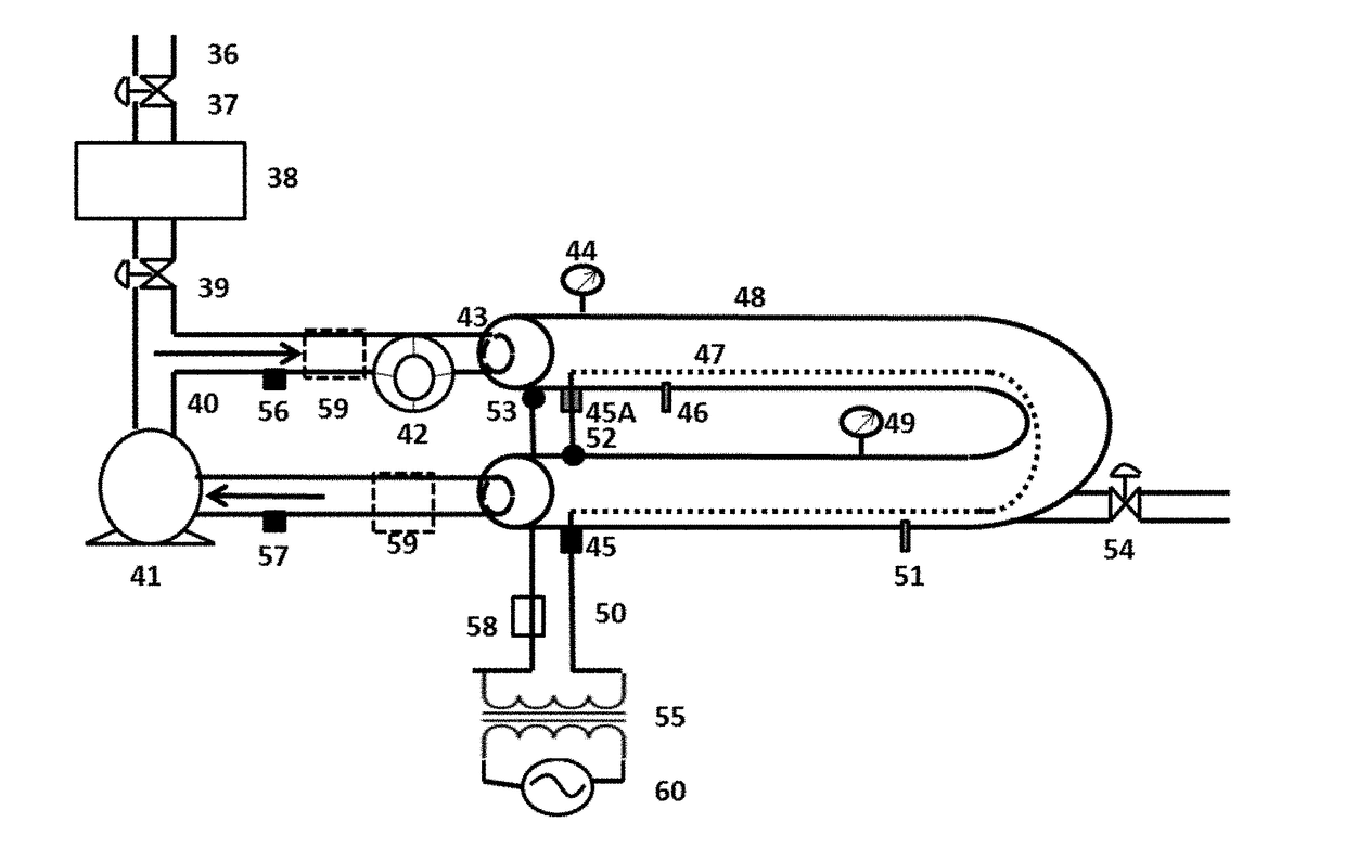 Apparatus and method for the microbiological control of fluids using electric and magnetic fields generated from alternate electrical current of low voltage and low frequency