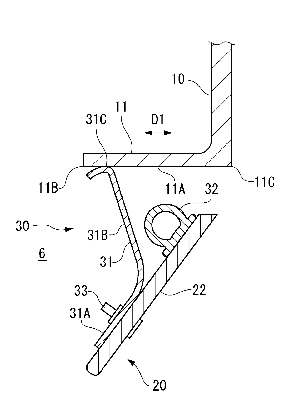 Aircraft seal structure and aircraft