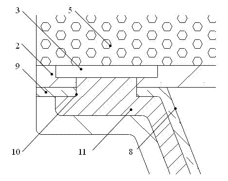 High-reliability image sensor packaging structure without silicon through hole