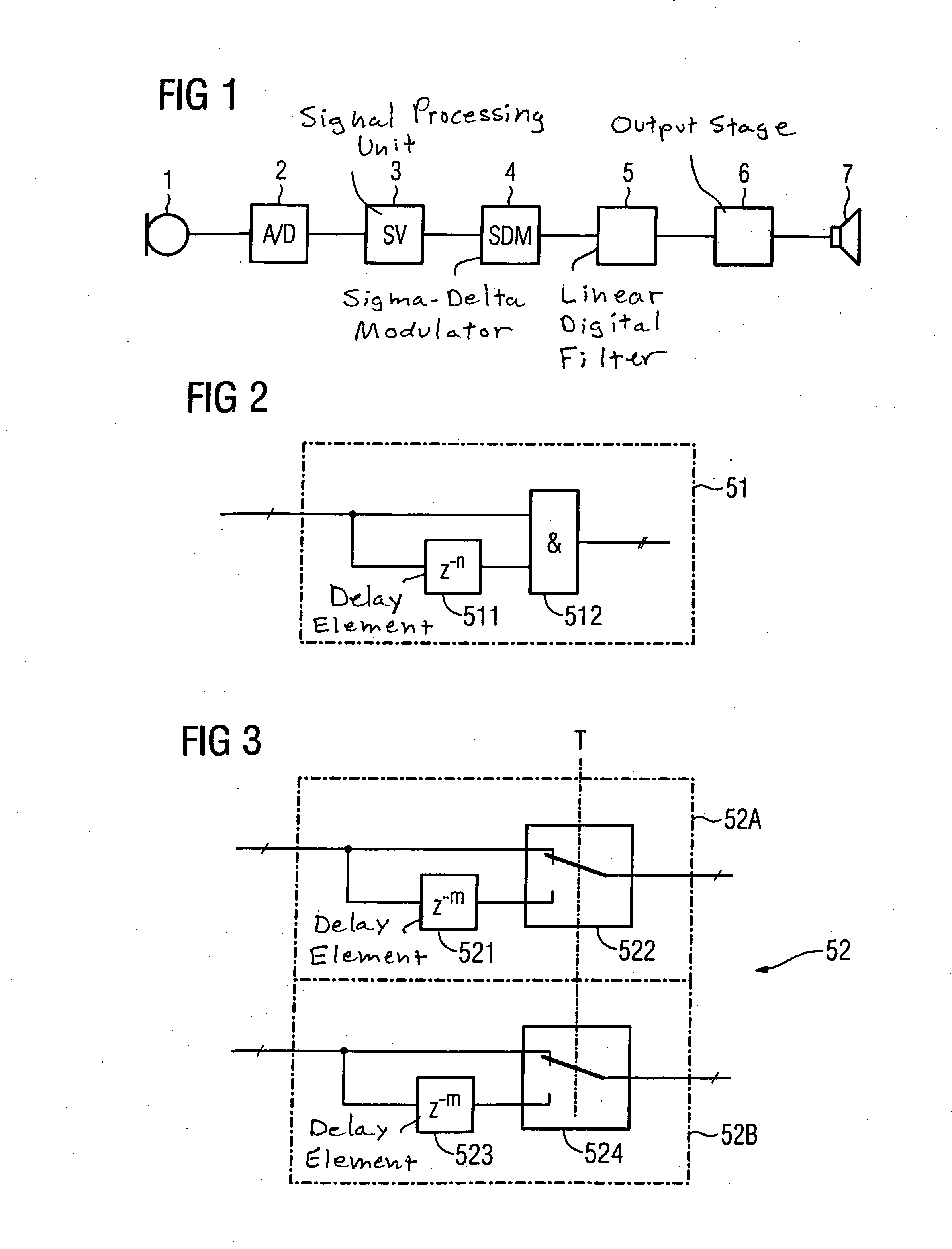 Hearing aid device with an output amplifier having a sigma-delta modulator