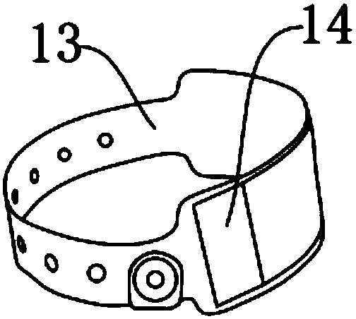 Dedicated automatic data storage and retrieval device for newborn for hospital