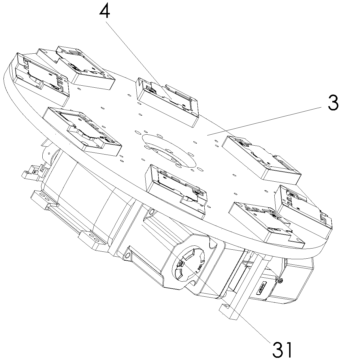 Electronic component performance automatic detection machine