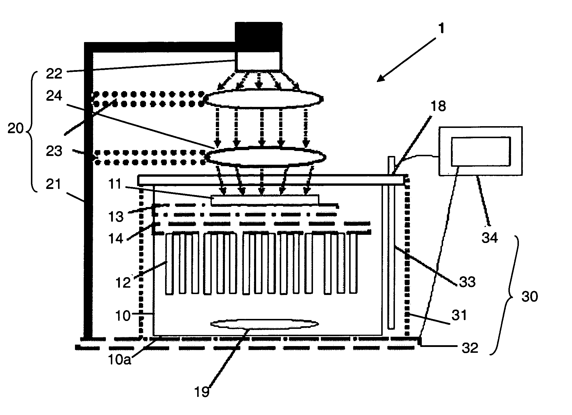 Method and apparatus for growing a composite metal sulphide photocatalyst thin film