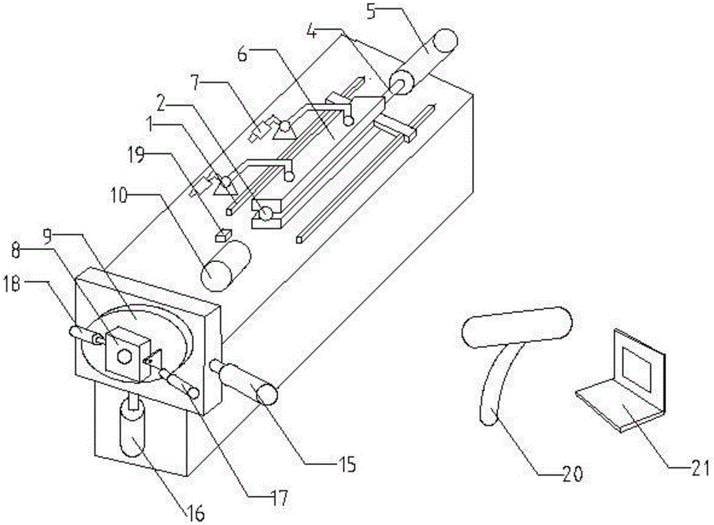 3D free-bending forming method and five-axis free bending device for metal pipes