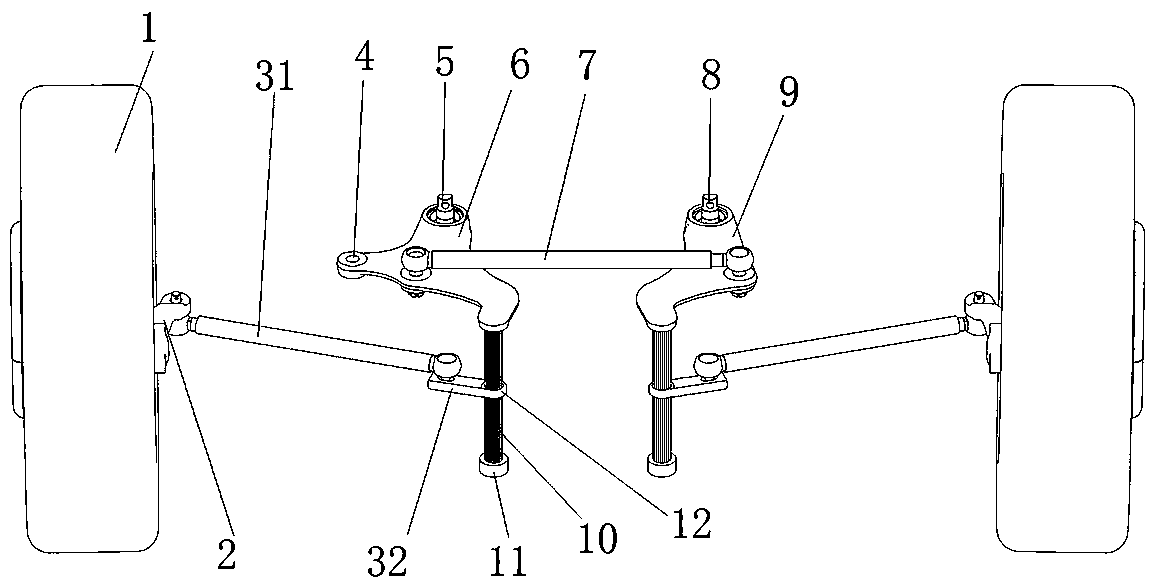 Steering transmission system and vehicle