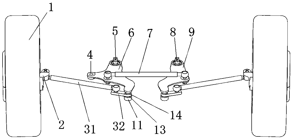 Steering transmission system and vehicle